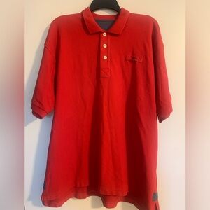 Orvis Classic Red Polo Shirt Featuring Logo 100% Cotton Size XL